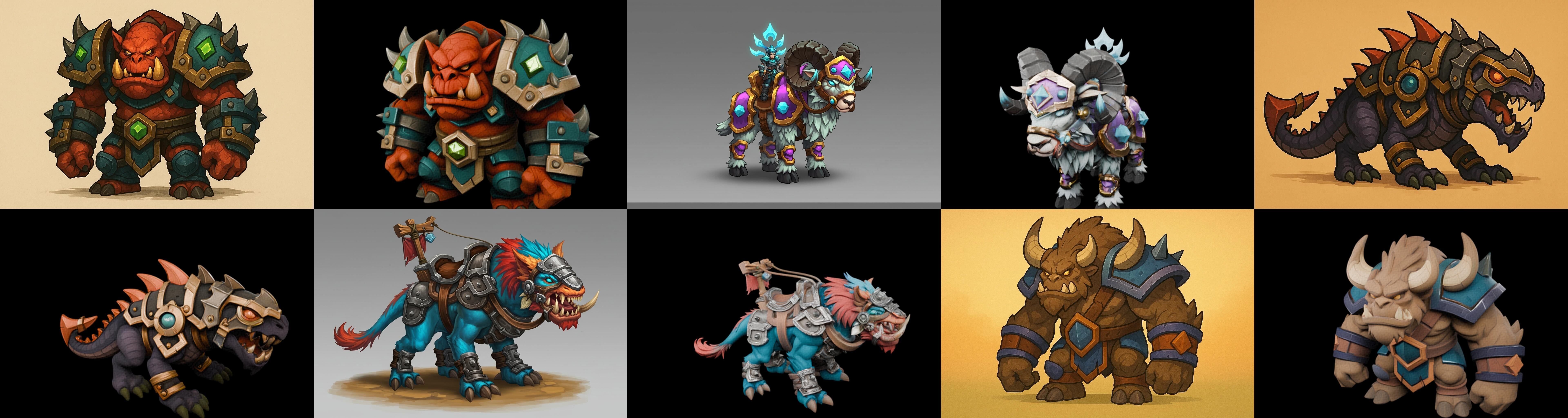 MountWorld bundle 56 pack 100 glb Low-poly 3D model_12