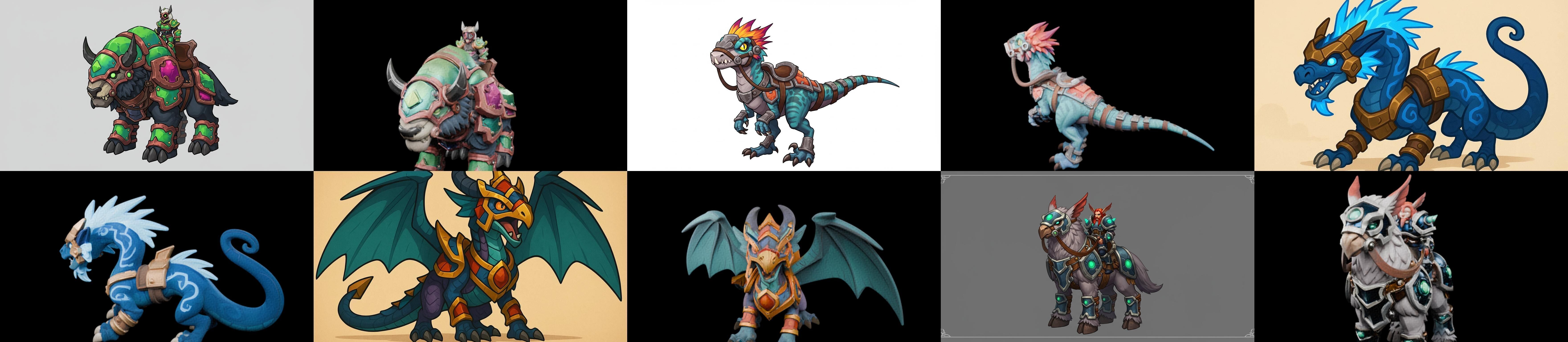 MountWorld bundle 56 pack 100 glb Low-poly 3D model_9