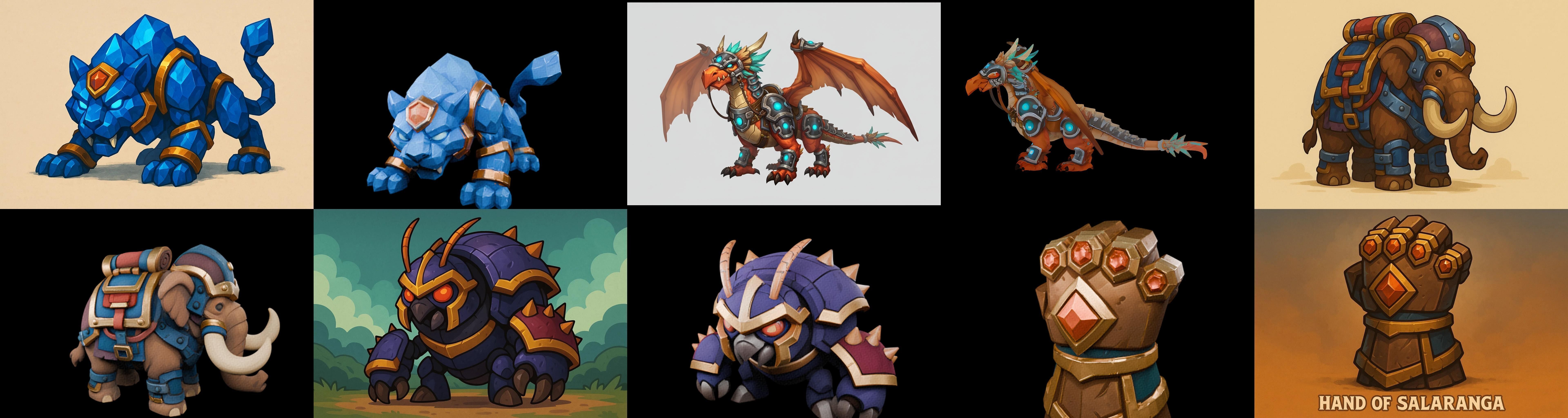 MountWorld bundle 56 pack 100 glb Low-poly 3D model_19