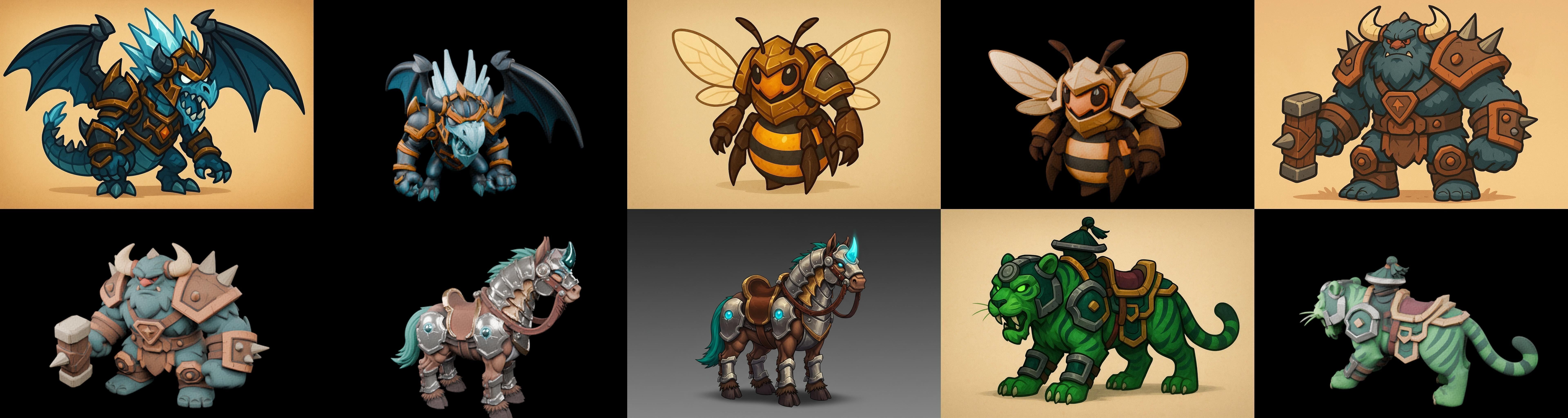 MountWorld bundle 56 pack 100 glb Low-poly 3D model_6