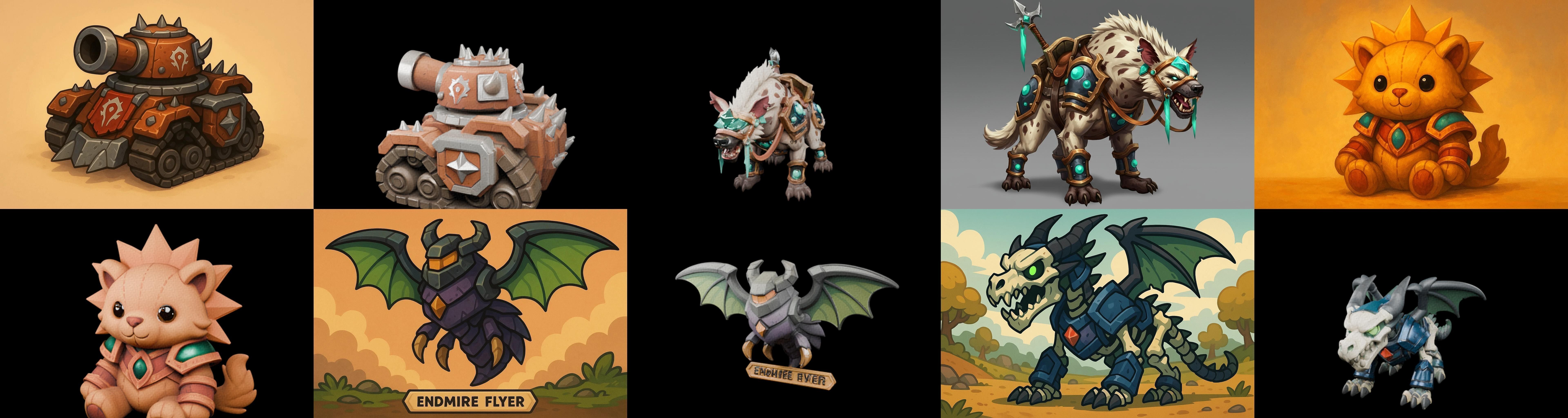 MountWorld bundle 56 pack 100 glb Low-poly 3D model_7