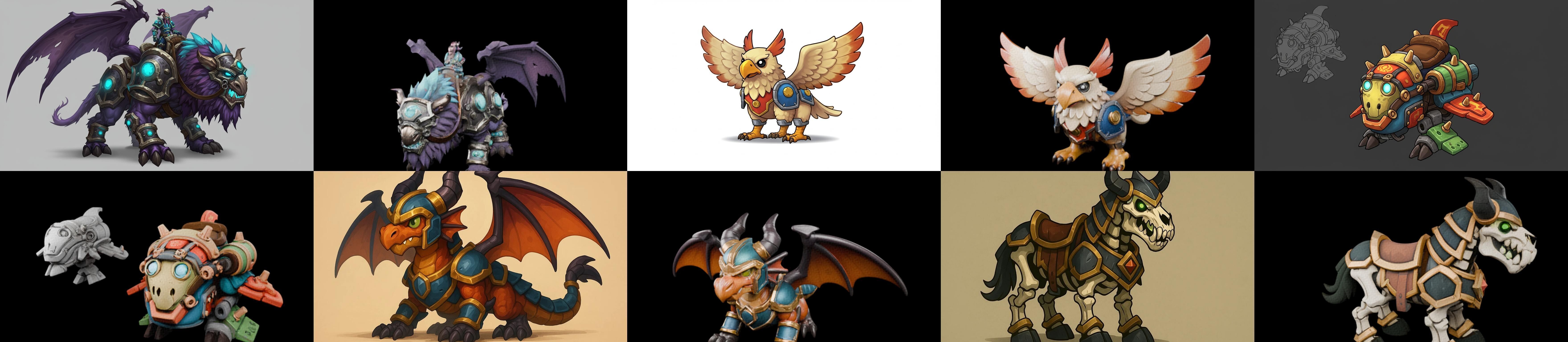 MountWorld bundle 56 pack 100 glb Low-poly 3D model_8