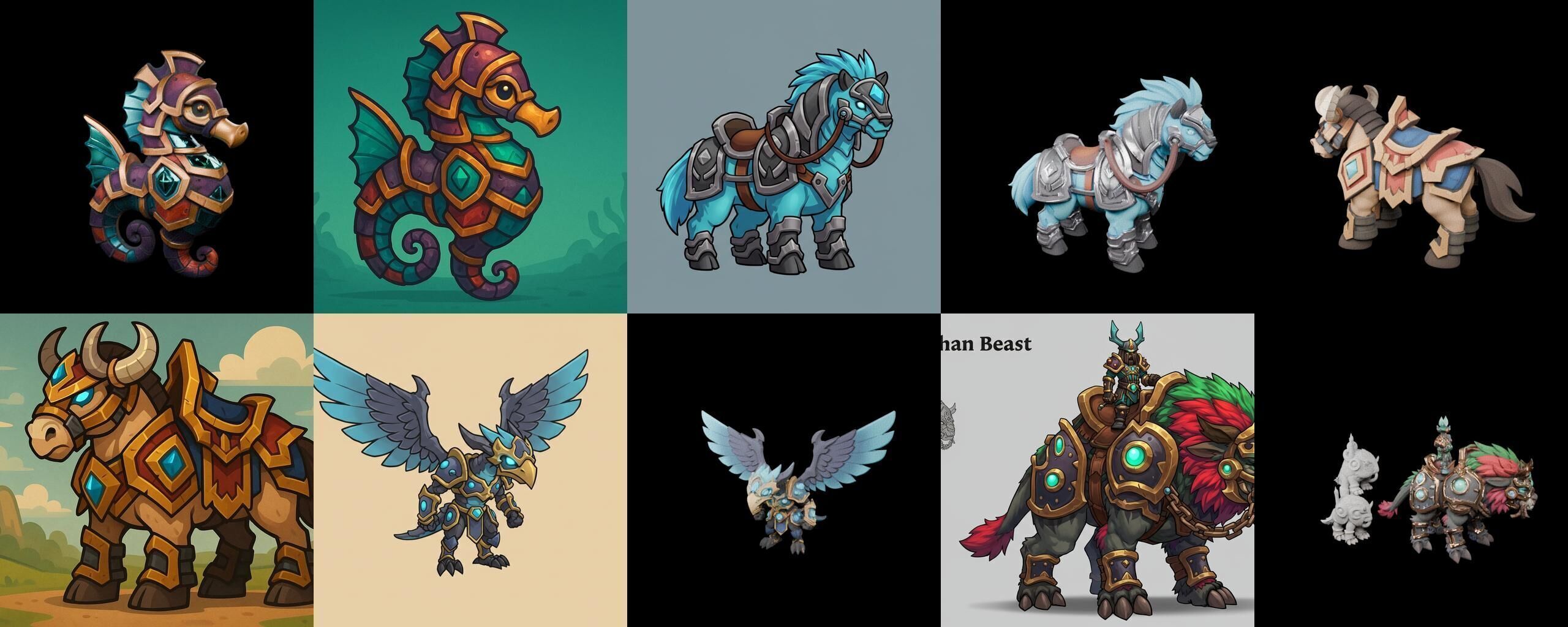 MountWorld bundle 56 pack 100 glb Low-poly 3D model_5