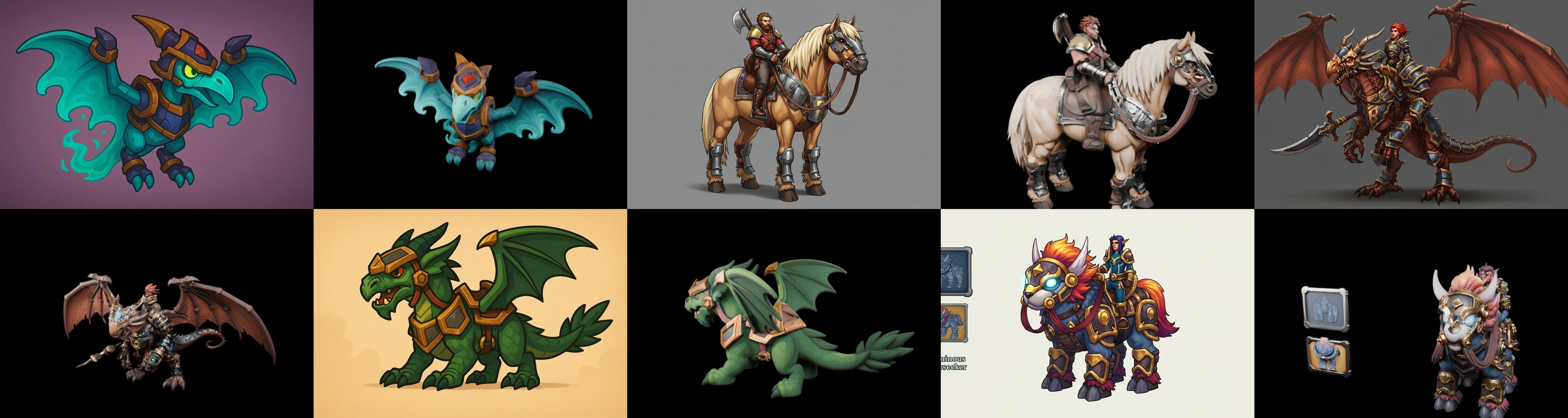 MountWorld bundle 56 pack 100 glb Low-poly 3D model_10