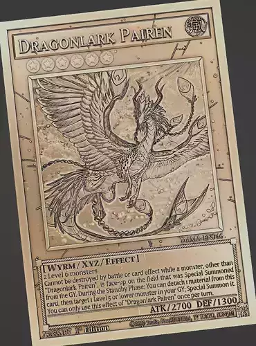 Dragonlark Pairen - yu-gi-oh 3D print model