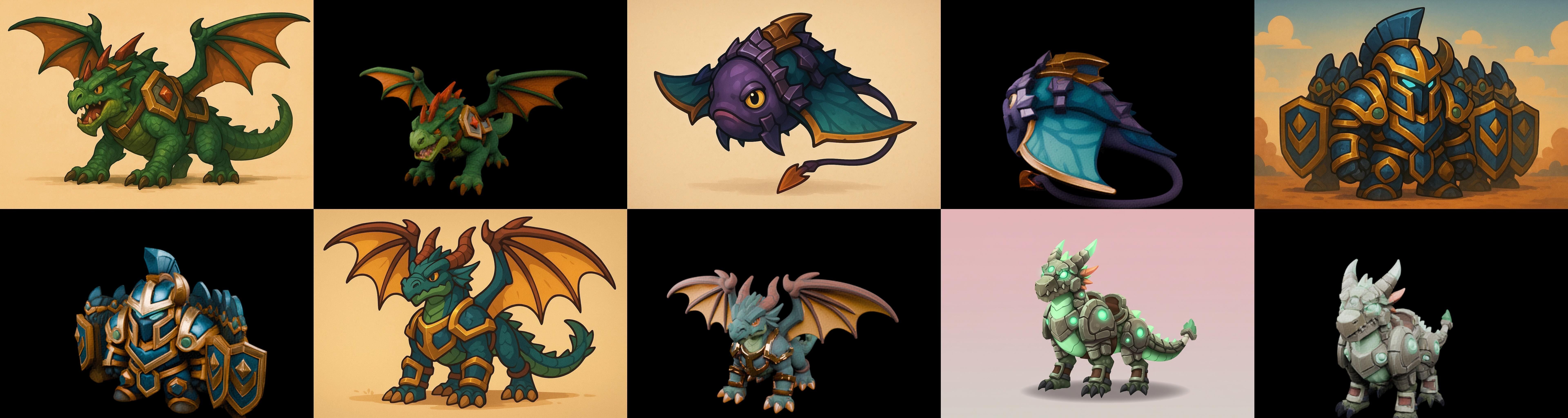 MountWorld bundle 55 pack 100 glb Low-poly 3D model_6