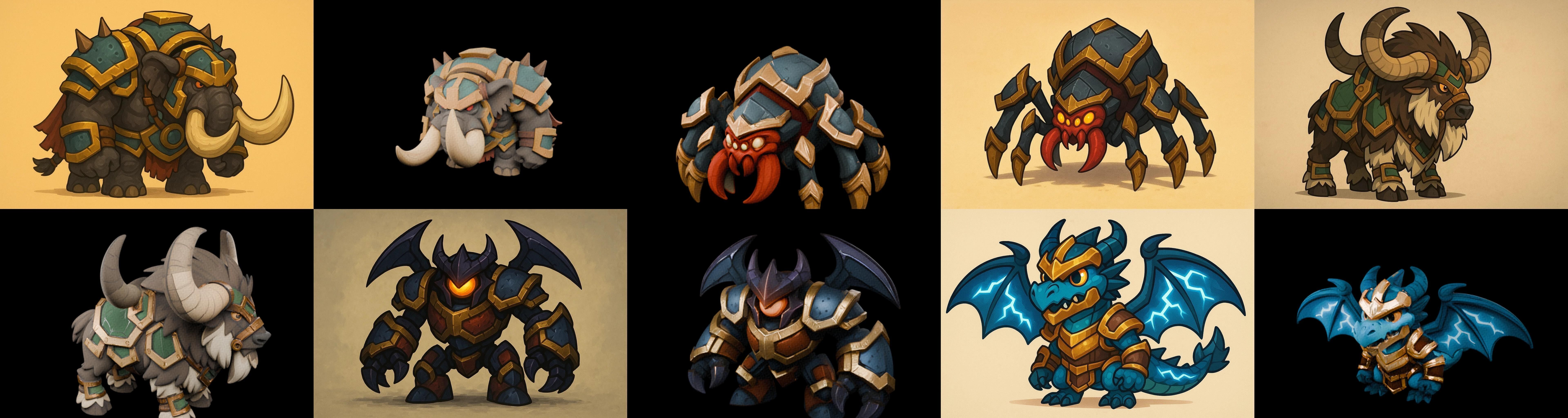 MountWorld bundle 55 pack 100 glb Low-poly 3D model_16