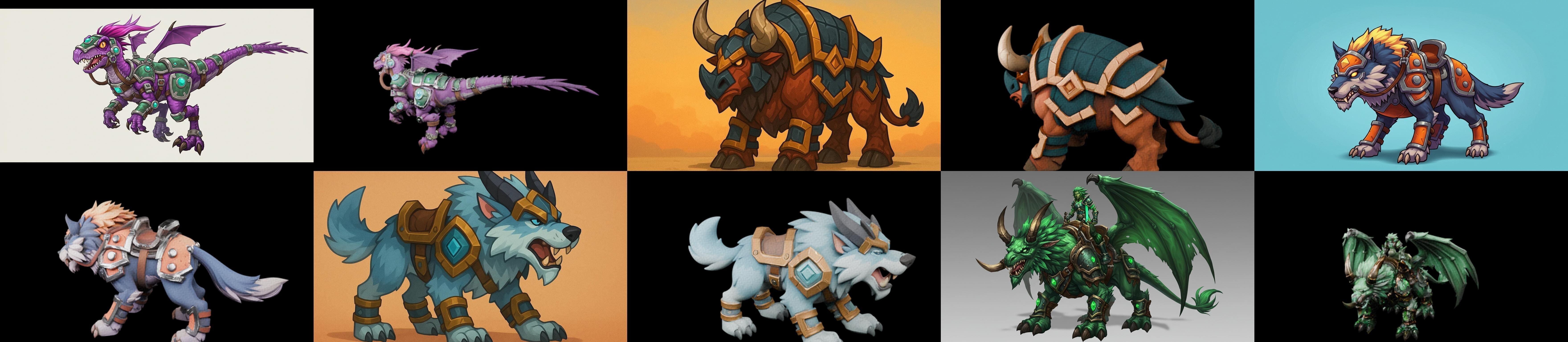 MountWorld bundle 55 pack 100 glb Low-poly 3D model_5