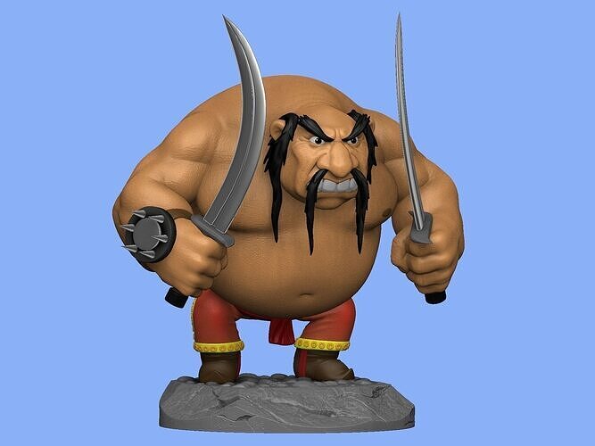 Tugarin the Serpent for 3D print STL 3D print model