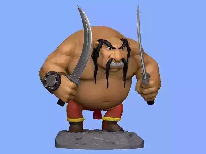 Tugarin the Serpent for 3D print STL