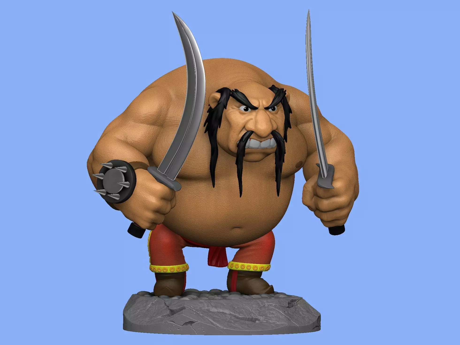 Tugarin the Serpent for 3D print STL 3D print model