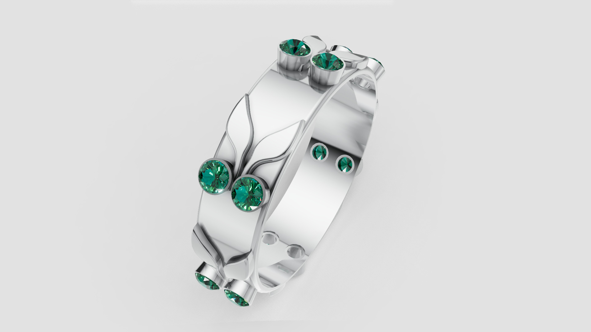 GOLD DIAMOUND RING 3D print model_5