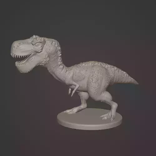 Roaring Cartoon T-Rex