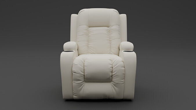 Recliner Low-poly 3D model