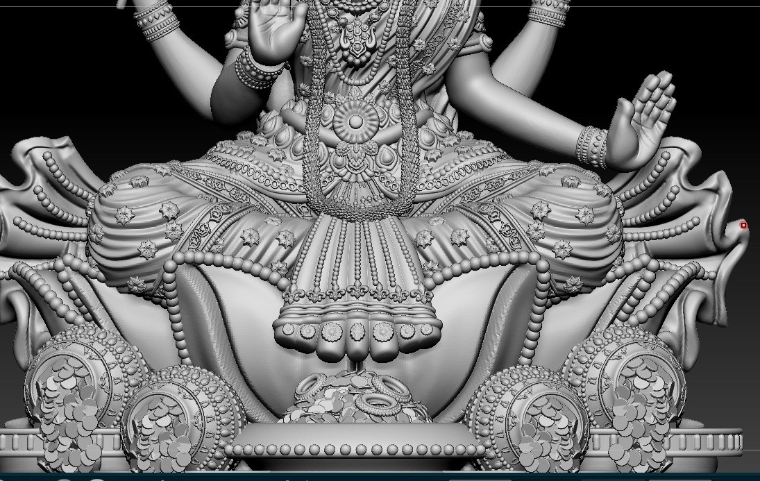 Laxmi Mata 3D print model 3D print model_17