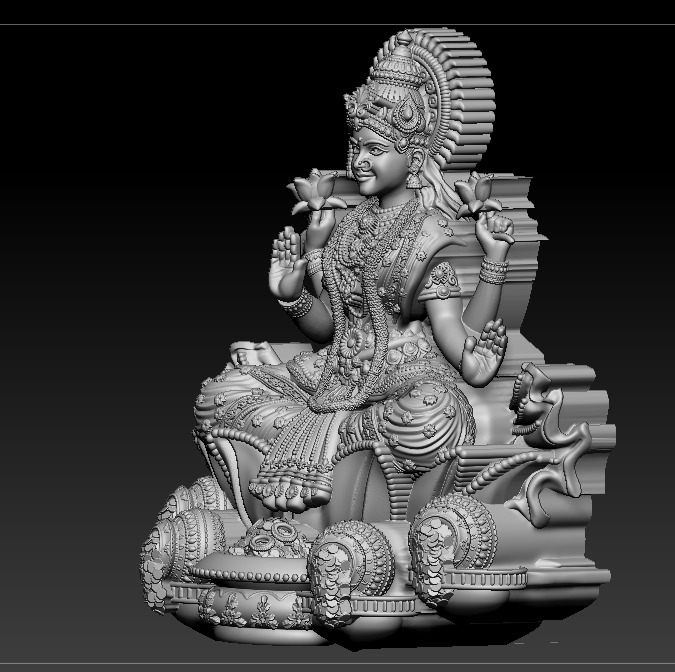 Laxmi Mata 3D print model 3D print model_14