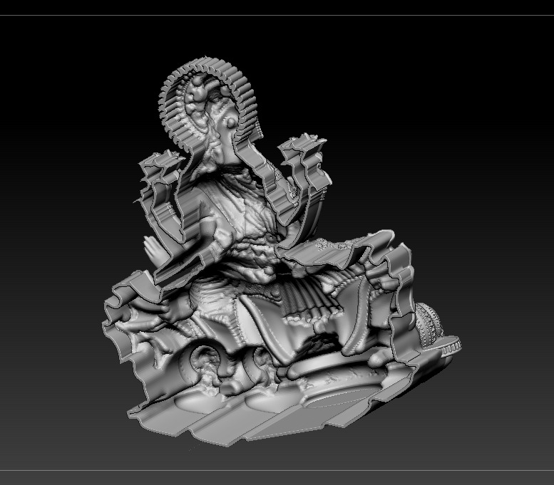 Laxmi Mata 3D print model 3D print model_11