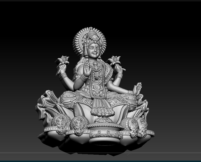 Laxmi Mata 3D print model 3D print model_10