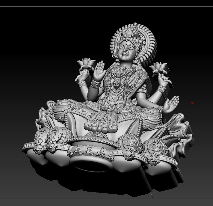 Laxmi Mata 3D print model 3D print model_16