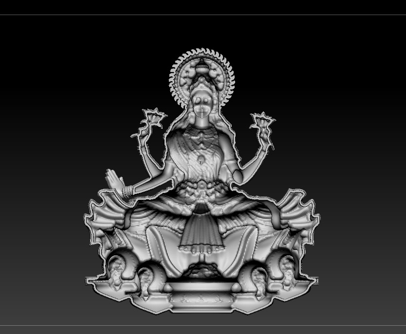 Laxmi Mata 3D print model 3D print model_23