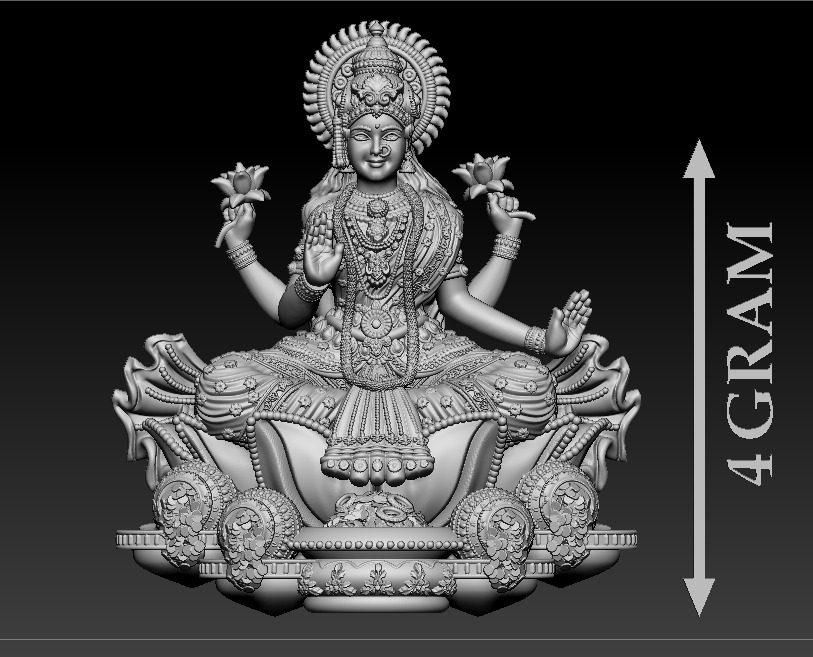 Laxmi Mata 3D print model 3D print model_2