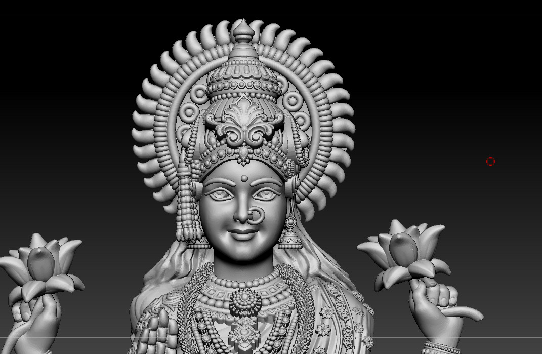 Laxmi Mata 3D print model 3D print model_8