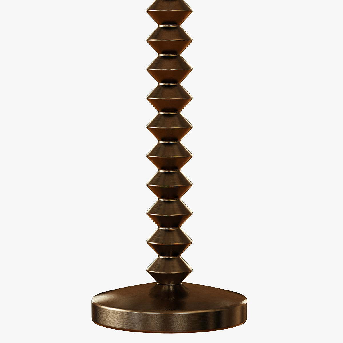 Candlestick Table Lamp 3D model_2