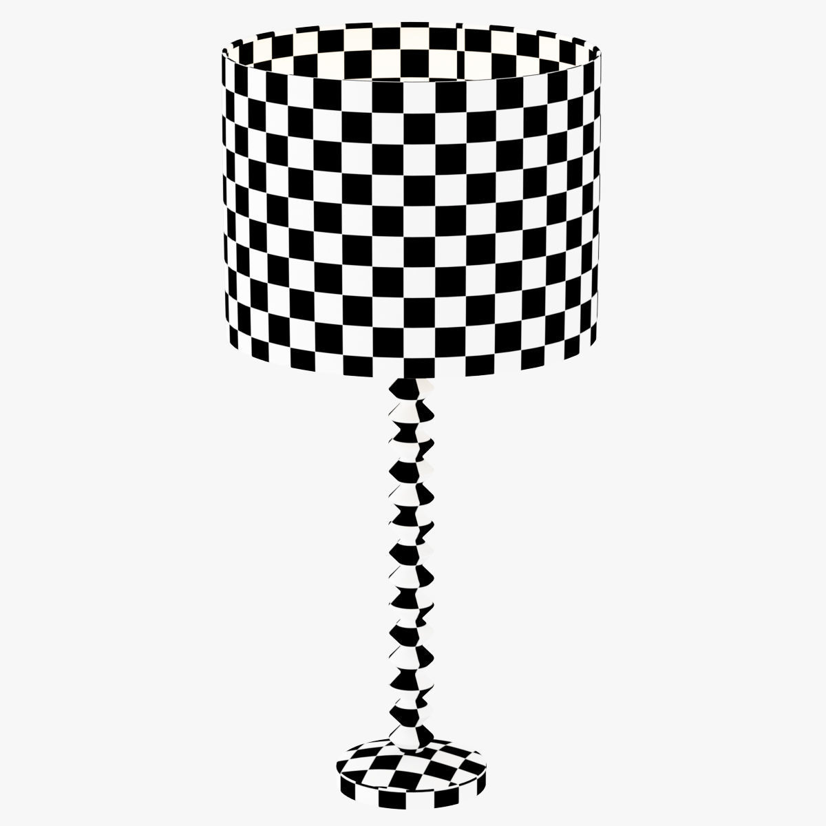 Candlestick Table Lamp 3D model_5