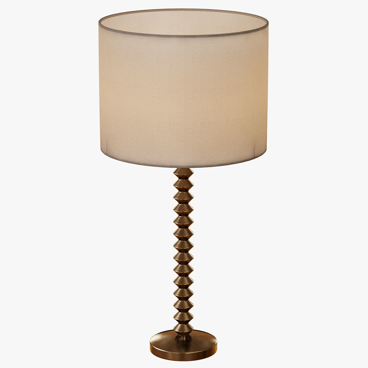 Candlestick Table Lamp 3D model_1