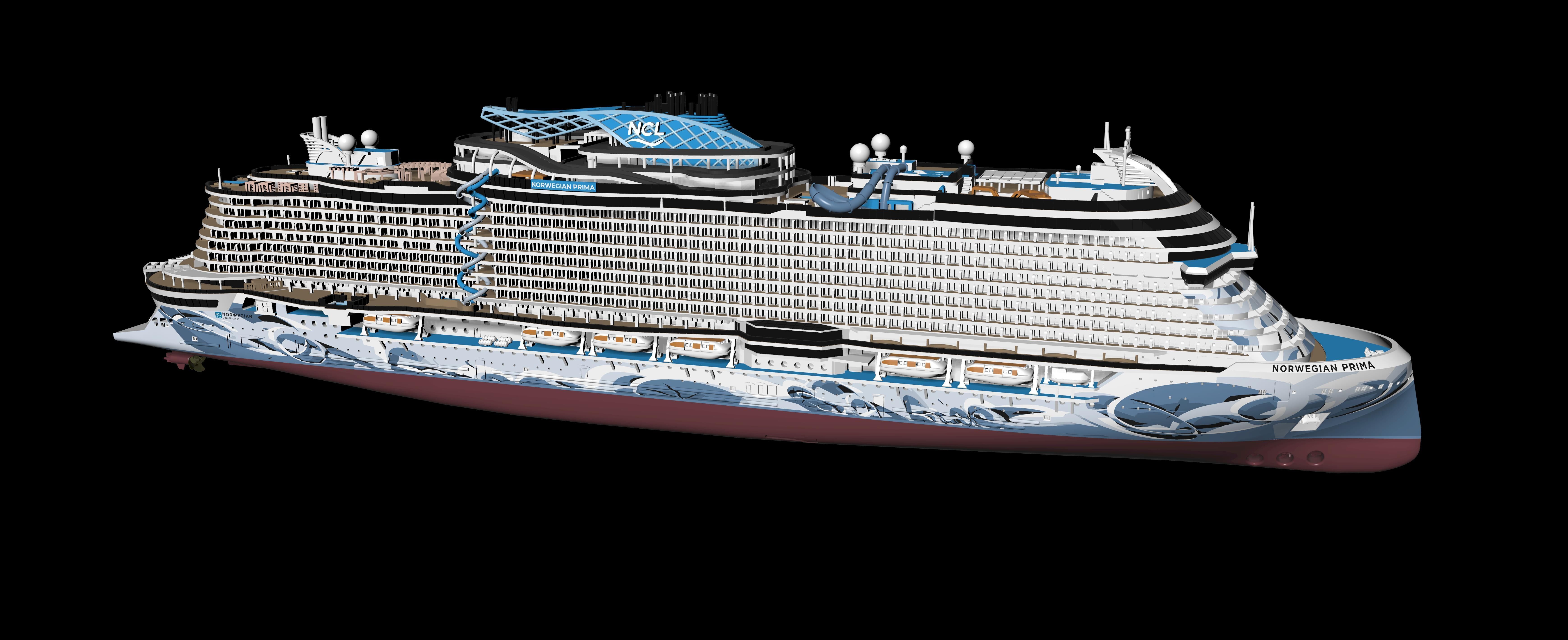 NCL NORWEGIAN PRIMA print-ready model 3D print model_3