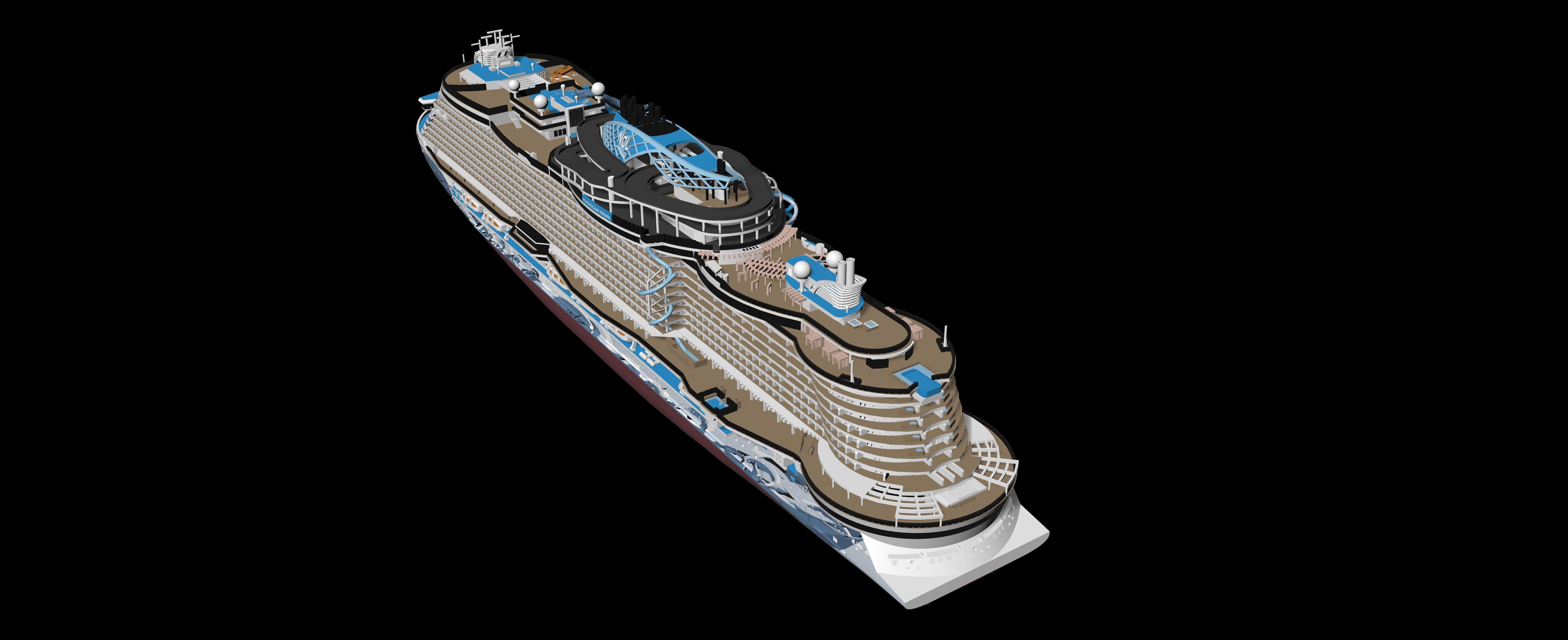 NCL NORWEGIAN PRIMA print-ready model 3D print model_7