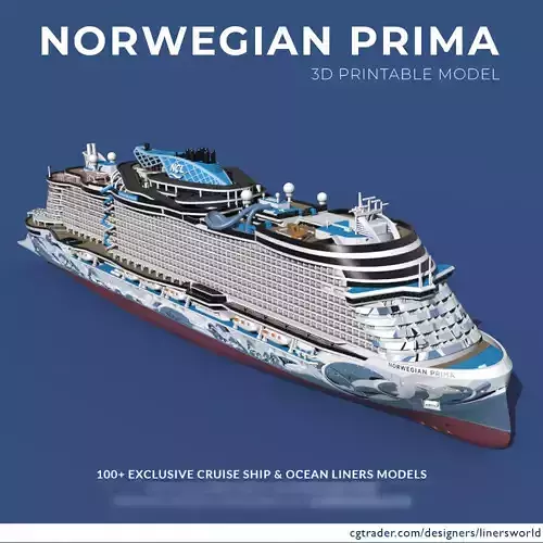 NCL NORWEGIAN PRIMA print-ready model