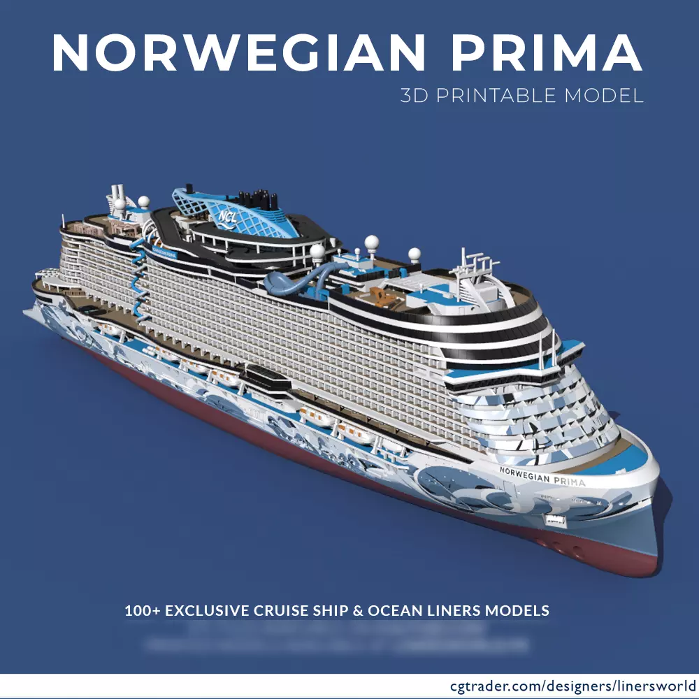 NCL NORWEGIAN PRIMA print-ready model 3D print model_0