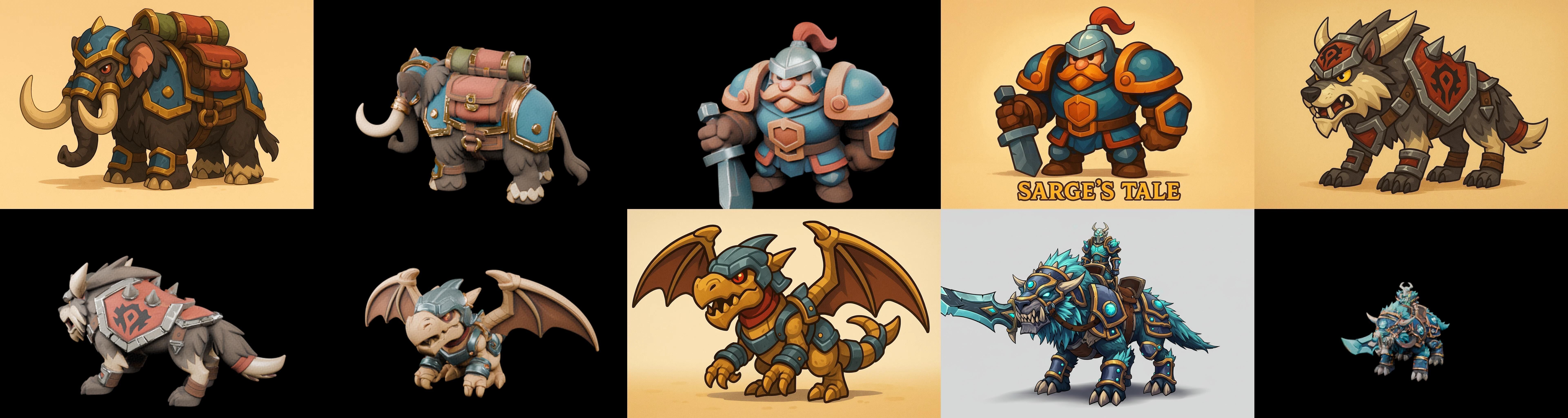 MountWorld bundle 47 pack 100 glb Low-poly 3D model_14