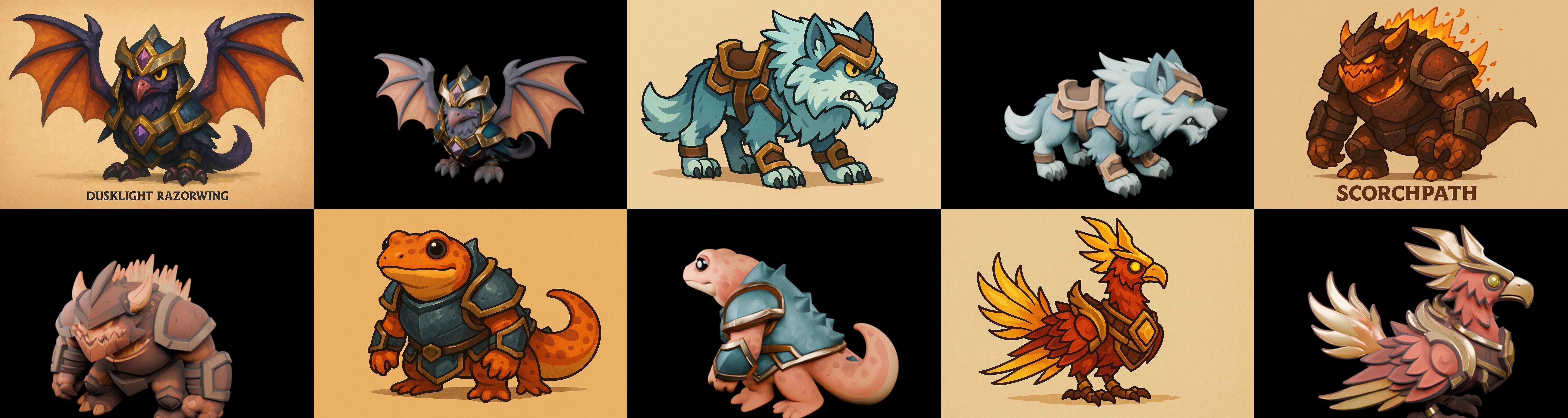 MountWorld bundle 47 pack 100 glb Low-poly 3D model_8