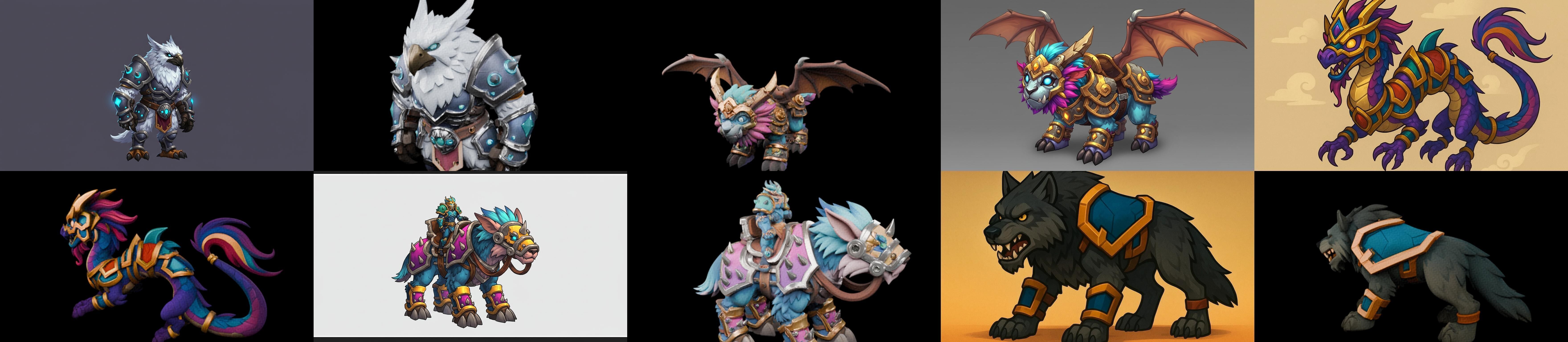 MountWorld bundle 47 pack 100 glb Low-poly 3D model_18