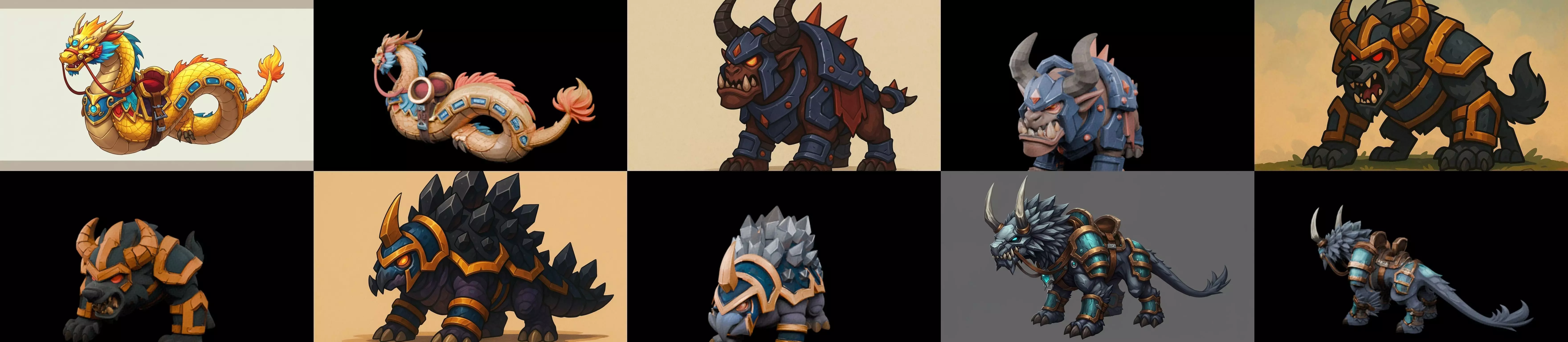 MountWorld bundle 47 pack 100 glb Low-poly 3D model_0