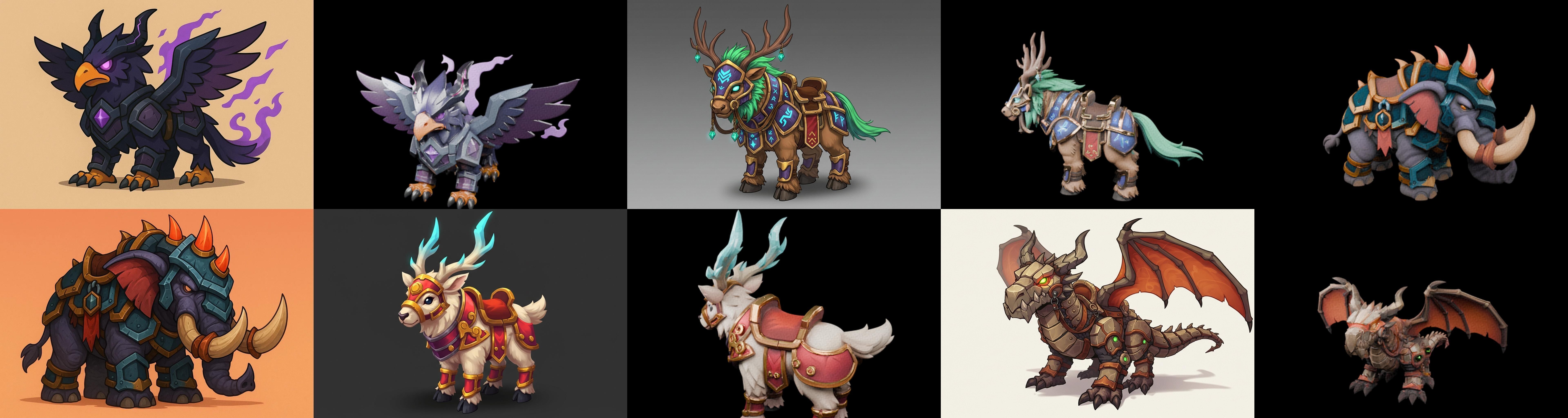 MountWorld bundle 47 pack 100 glb Low-poly 3D model_5