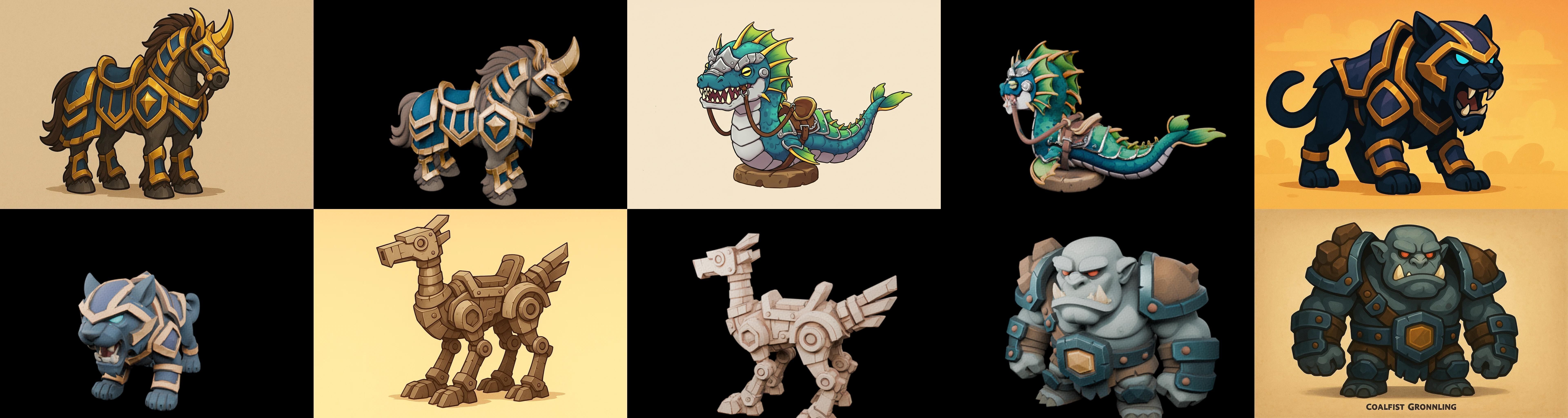 MountWorld bundle 47 pack 100 glb Low-poly 3D model_4