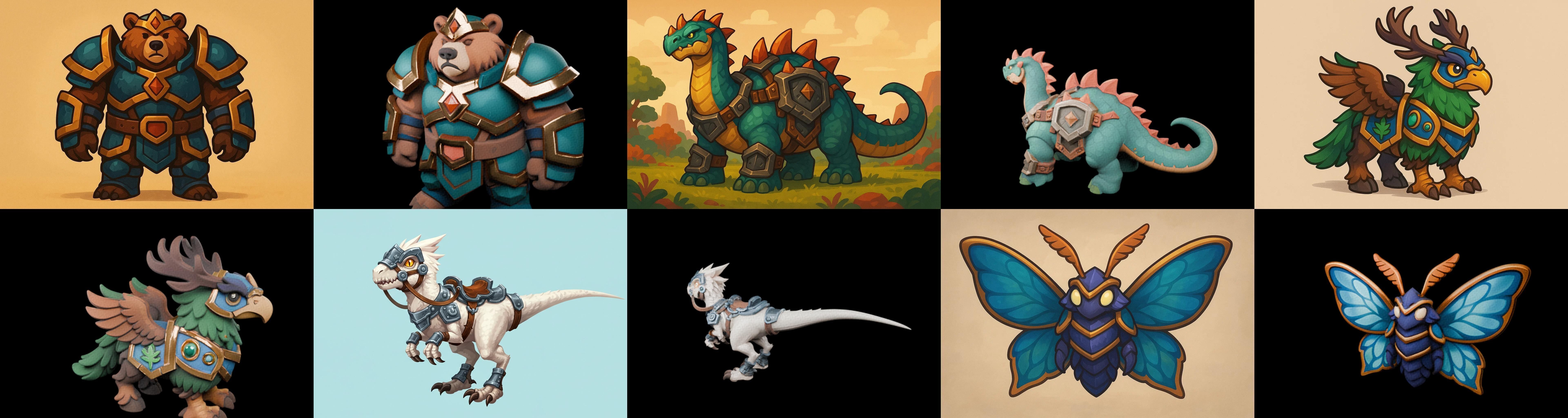 MountWorld bundle 47 pack 100 glb Low-poly 3D model_12