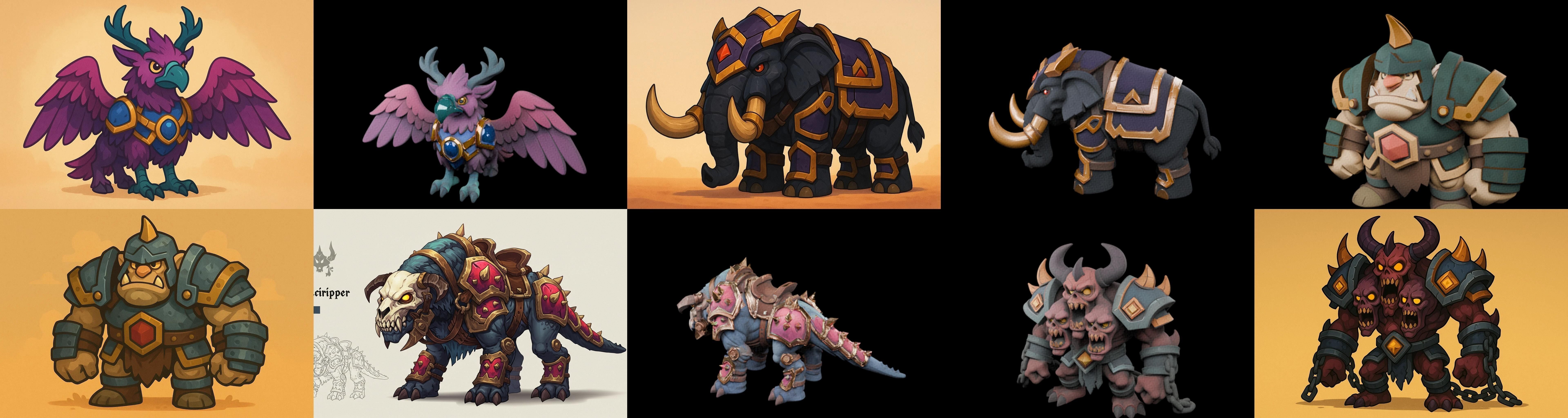 MountWorld bundle 47 pack 100 glb Low-poly 3D model_9