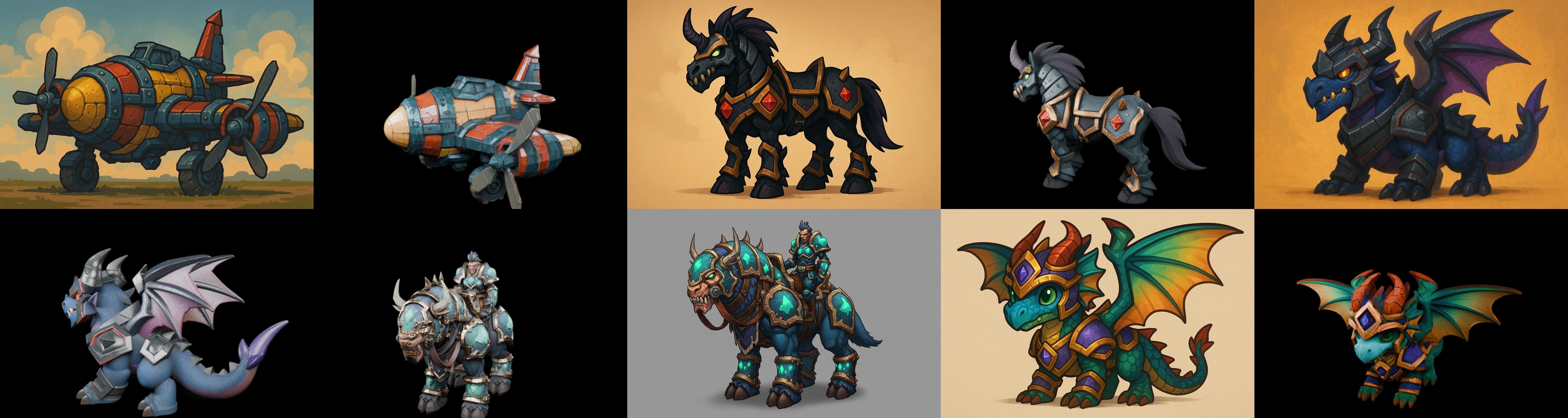 MountWorld bundle 47 pack 100 glb Low-poly 3D model_11