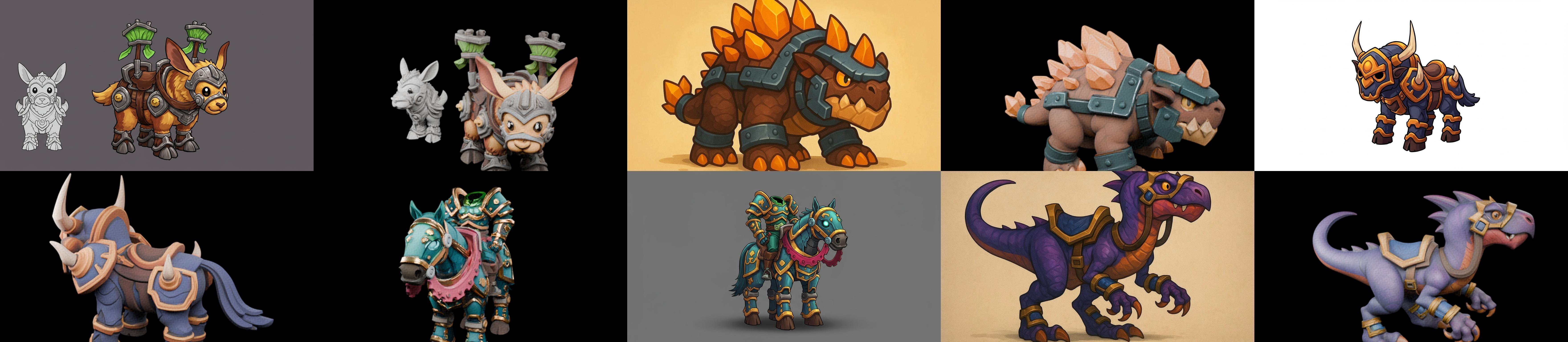 MountWorld bundle 47 pack 100 glb Low-poly 3D model_17