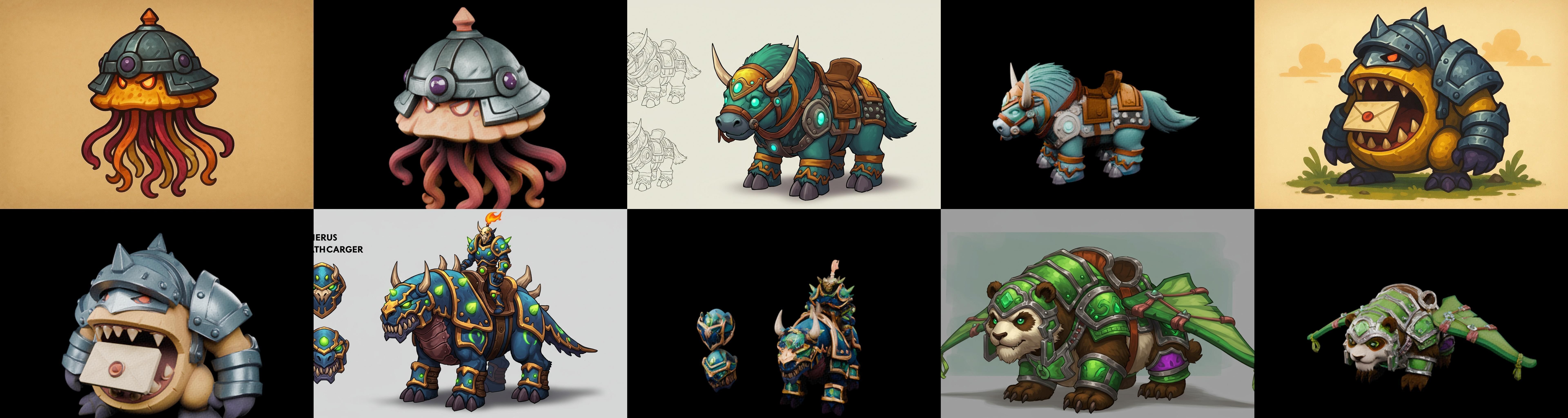 MountWorld bundle 47 pack 100 glb Low-poly 3D model_19