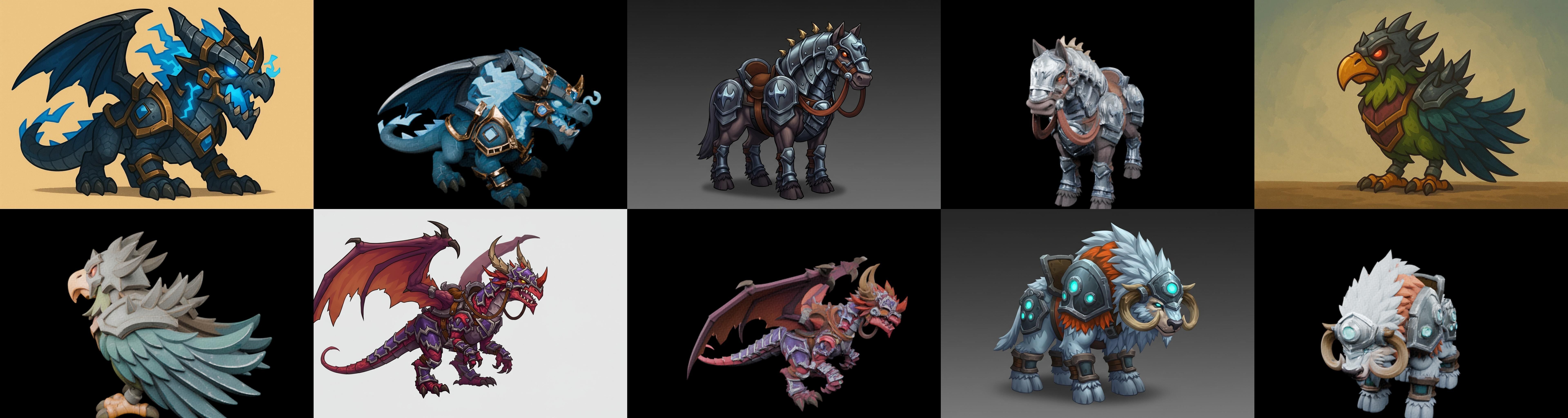 MountWorld bundle 47 pack 100 glb Low-poly 3D model_2