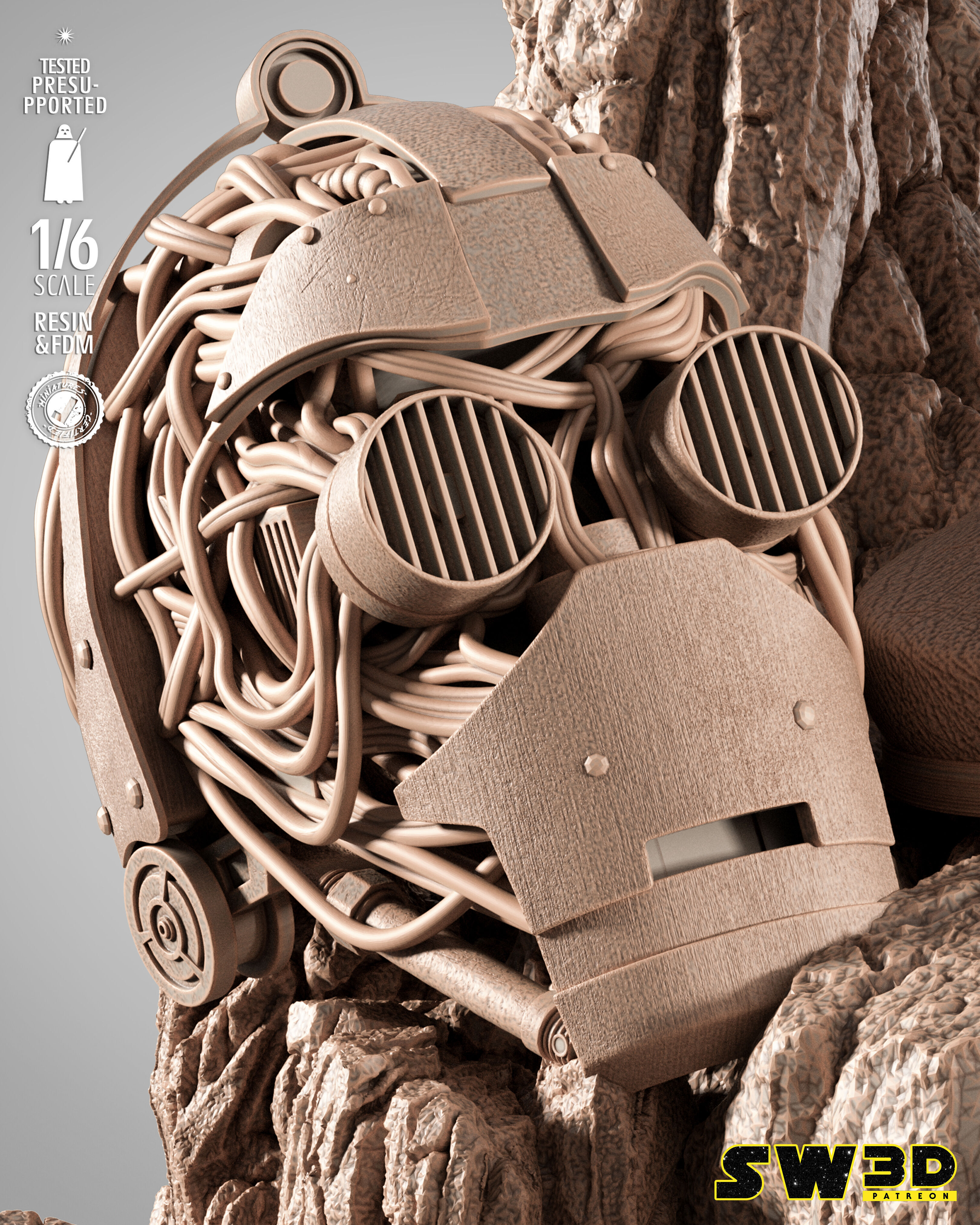 STAR WARS Anakin Kid Sculpture 3D print model_30