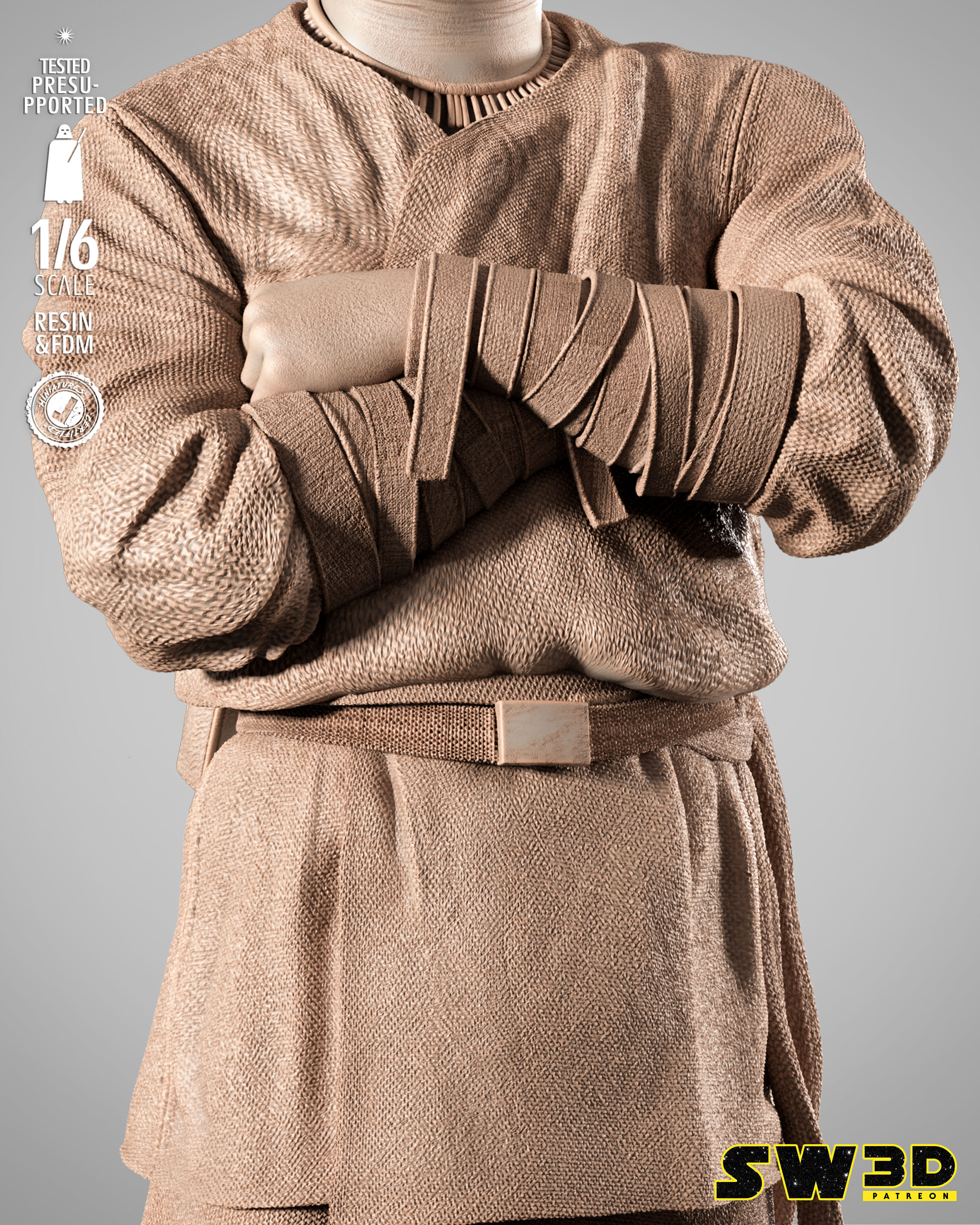 STAR WARS Anakin Kid Sculpture 3D print model_1