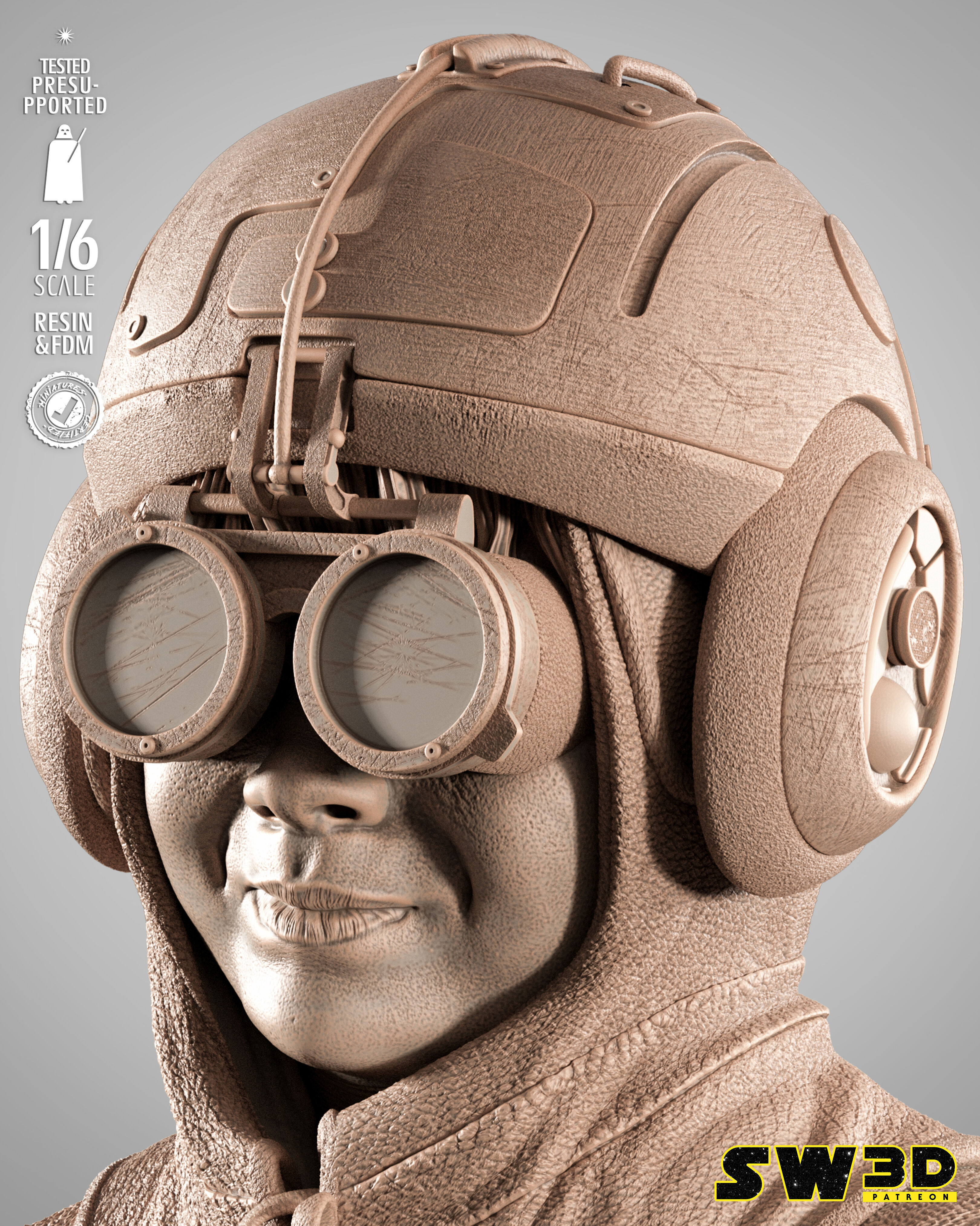 STAR WARS Anakin Kid Sculpture 3D print model_24