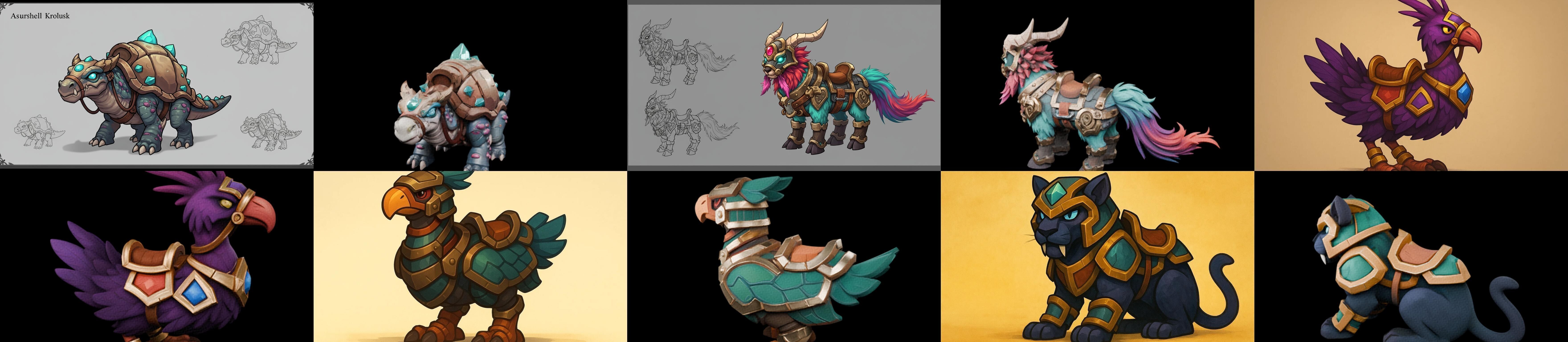 MountWorld bundle 45 pack 100 glb Low-poly 3D model_18