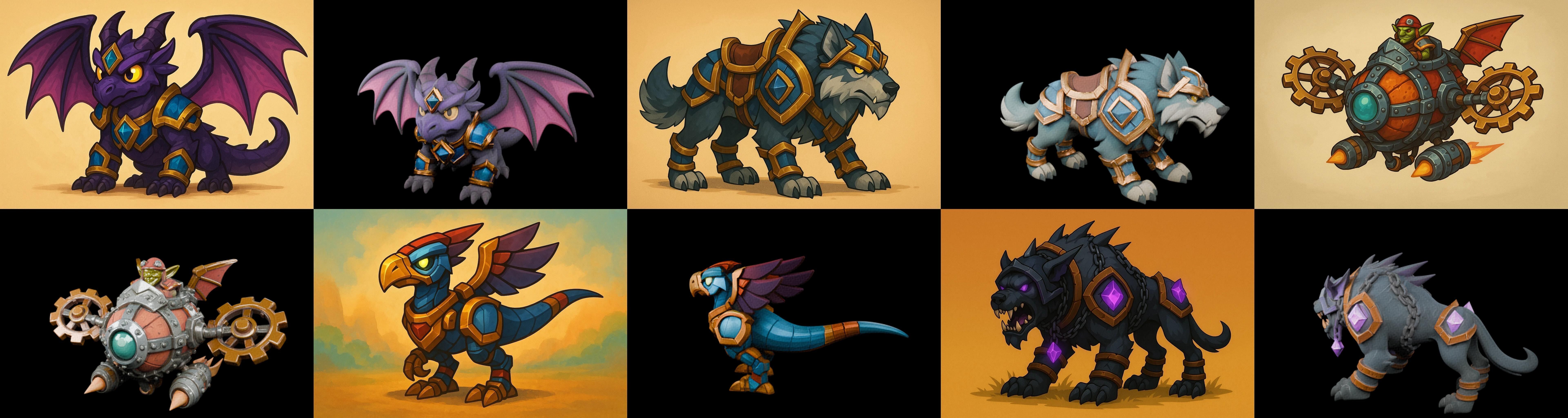 MountWorld bundle 45 pack 100 glb Low-poly 3D model_4